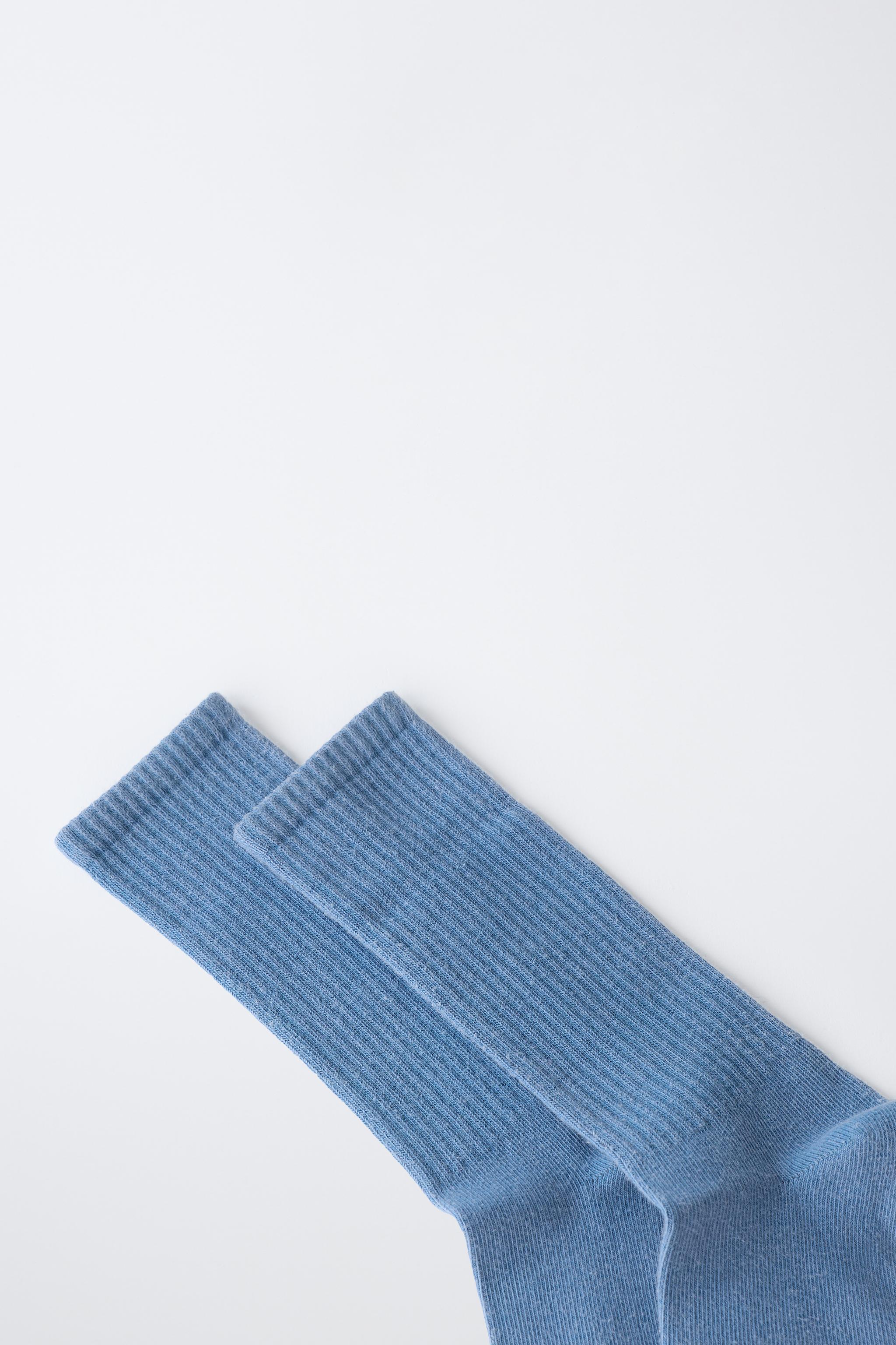 CHAUSSETTES HAUTES UNIES CÔTELÉES